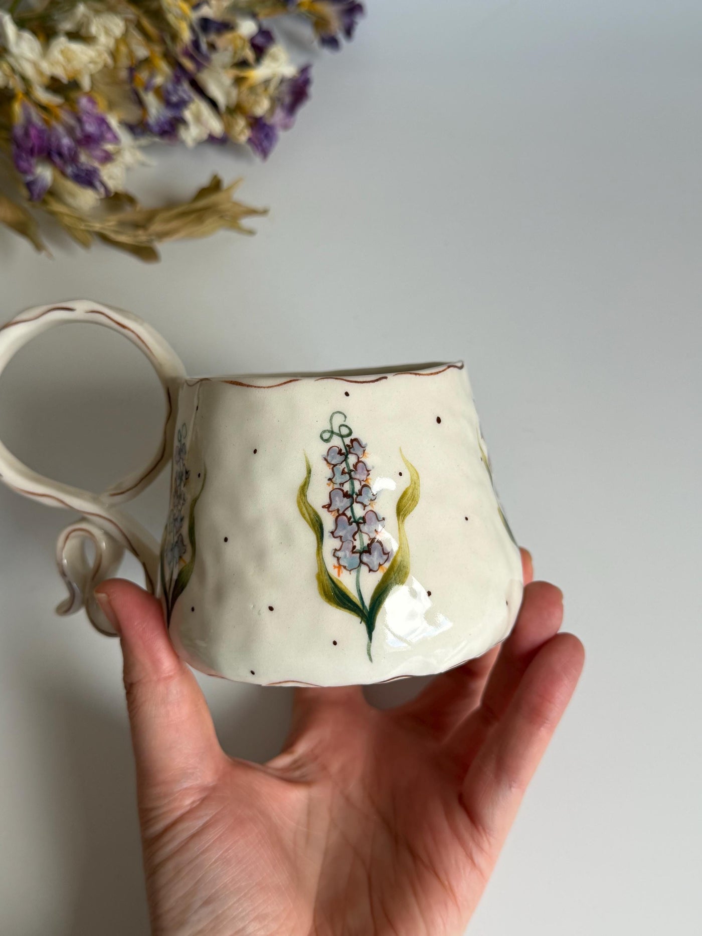 Lilly Of The Valley Flower Mug