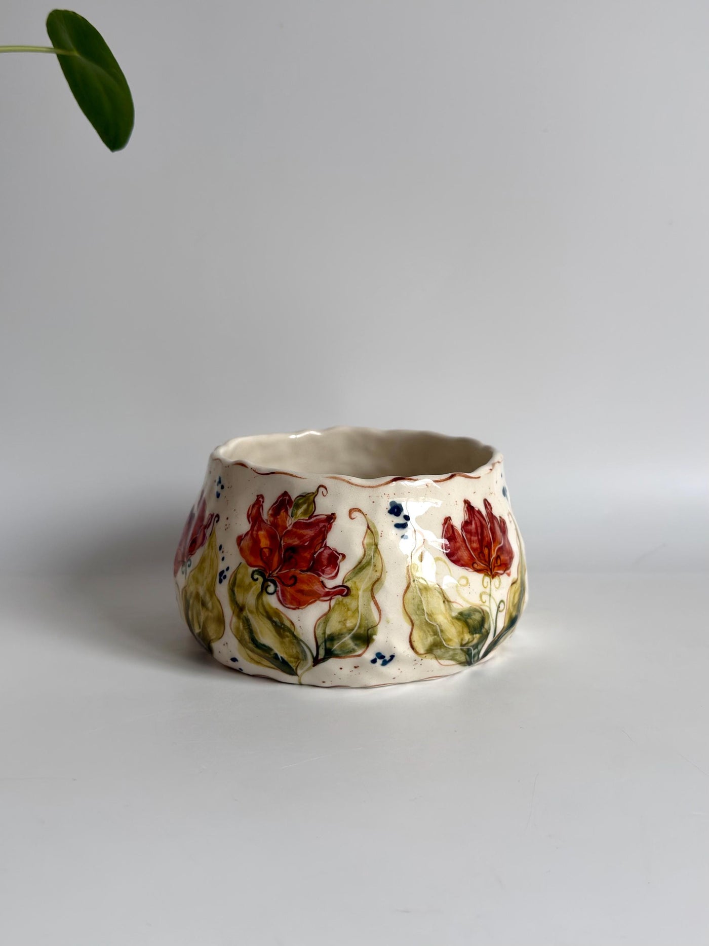 Artistic Tulips Bowl