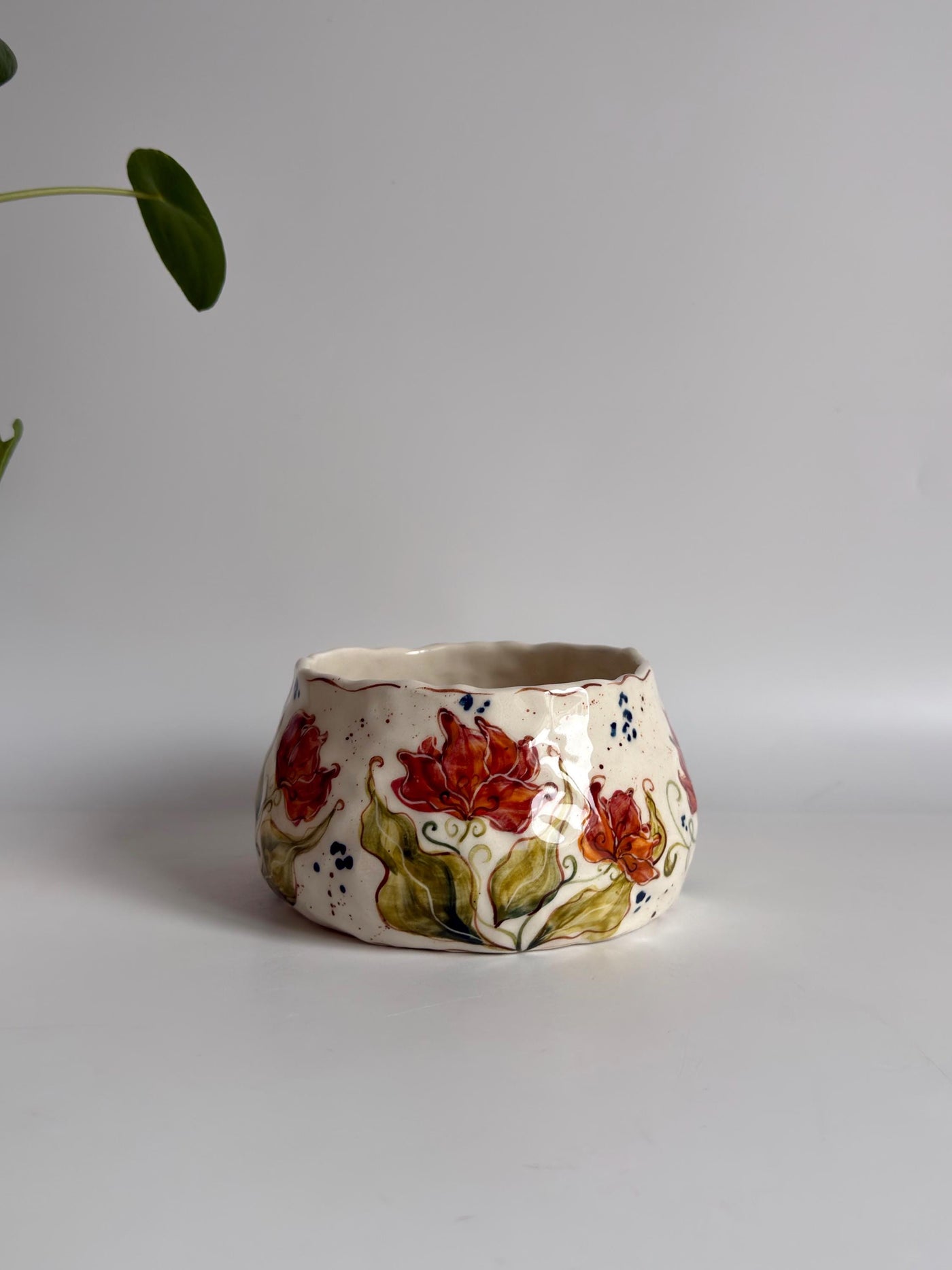 Artistic Tulips Bowl