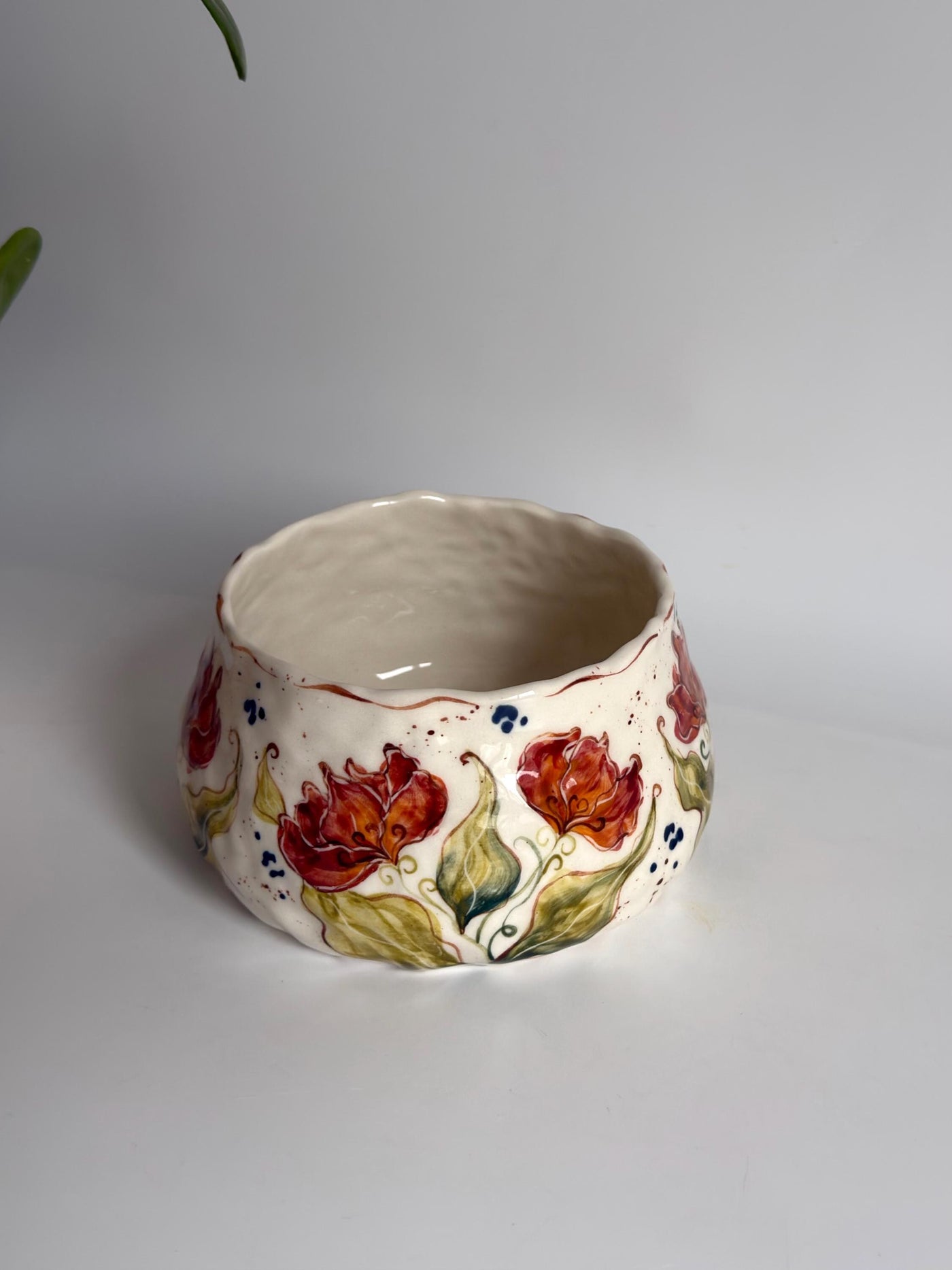 Artistic Tulips Bowl