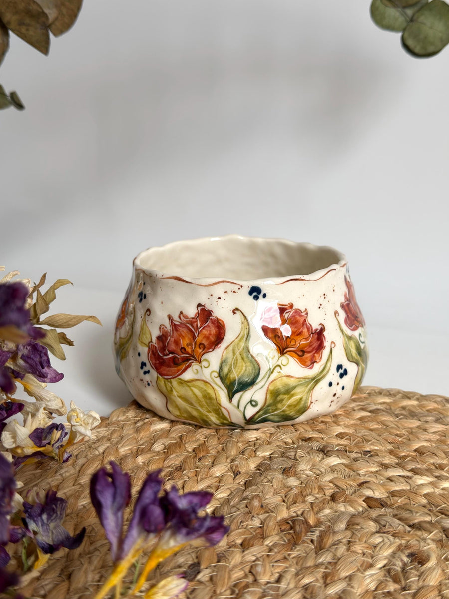 Artistic Tulips Bowl