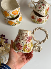 Water Lily, Butterfly and Dragonfly Mug