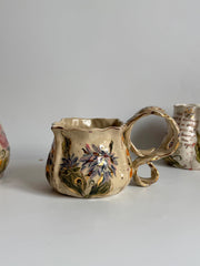 Artistic Blue Cremon Flowers Mug
