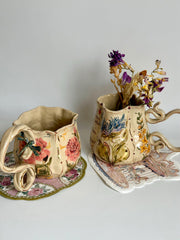 Peony Design Mug wiht 3D Dragonfly Mug