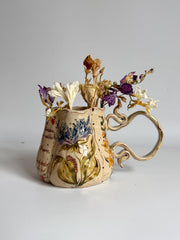 Never Let Your Roots Dry Artistic Cremon Flowers Mug