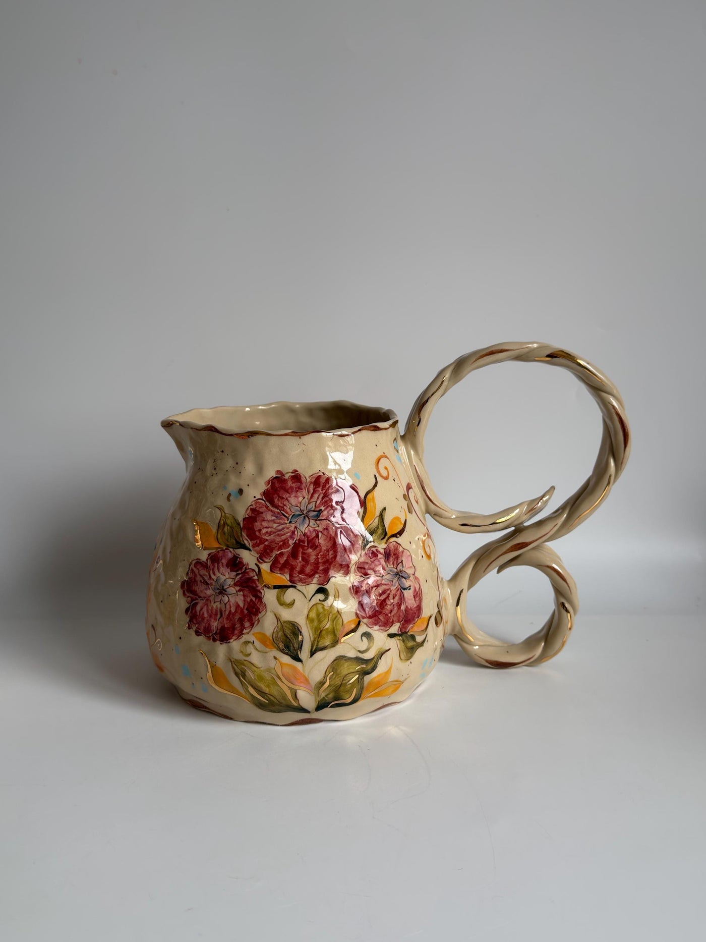Pitcher with Gold Detailed