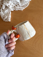 Mini Pumpkins on Handle Fall Mug