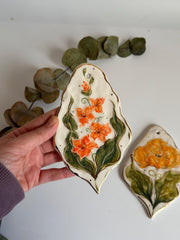 Gold Floral Wall Hangings