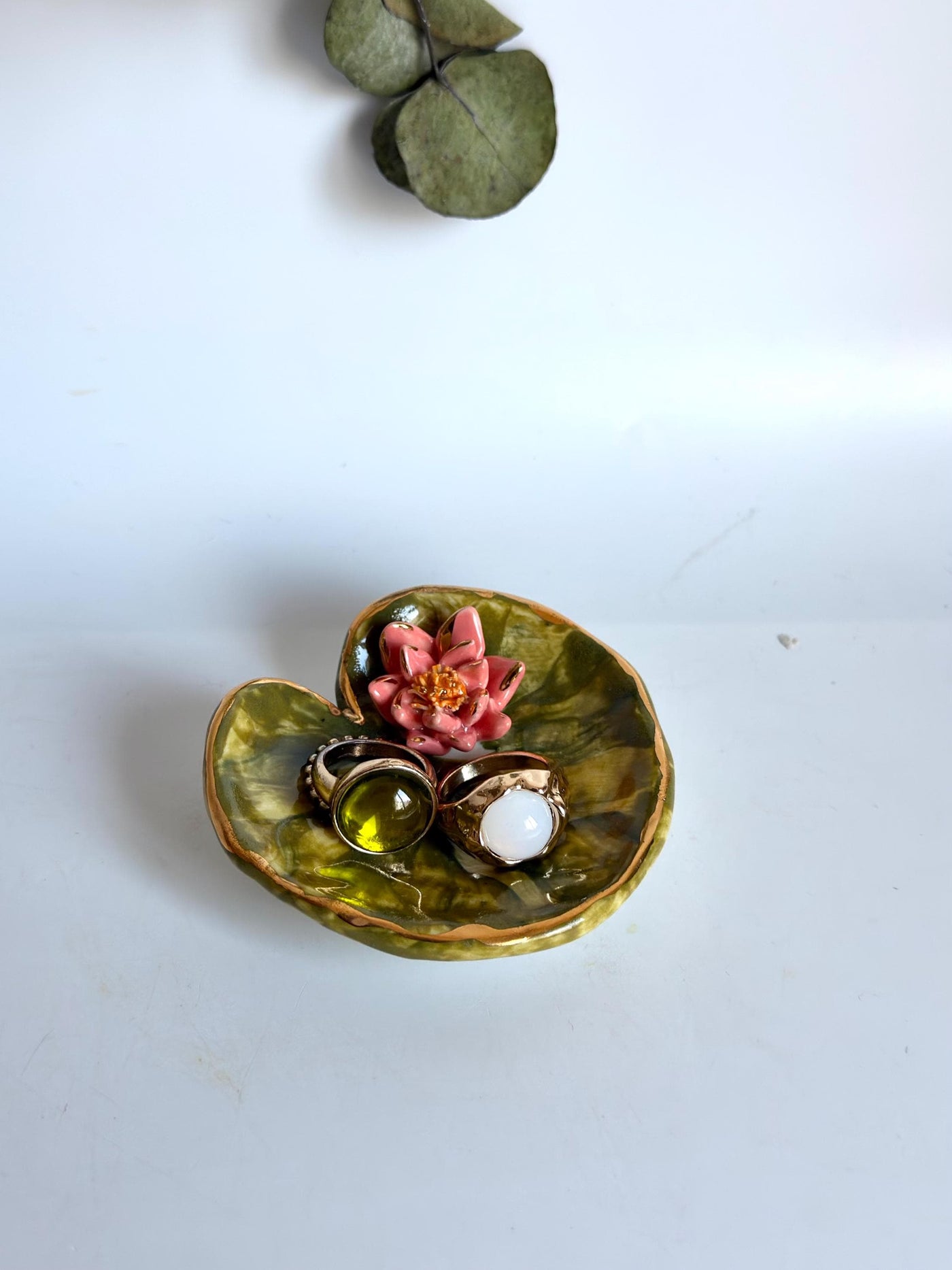 Ring Dish With Lotus