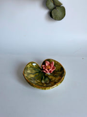 Ring Dish With Lotus