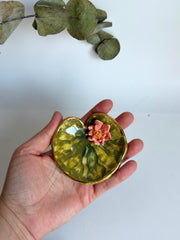 Ring Dish With Lotus
