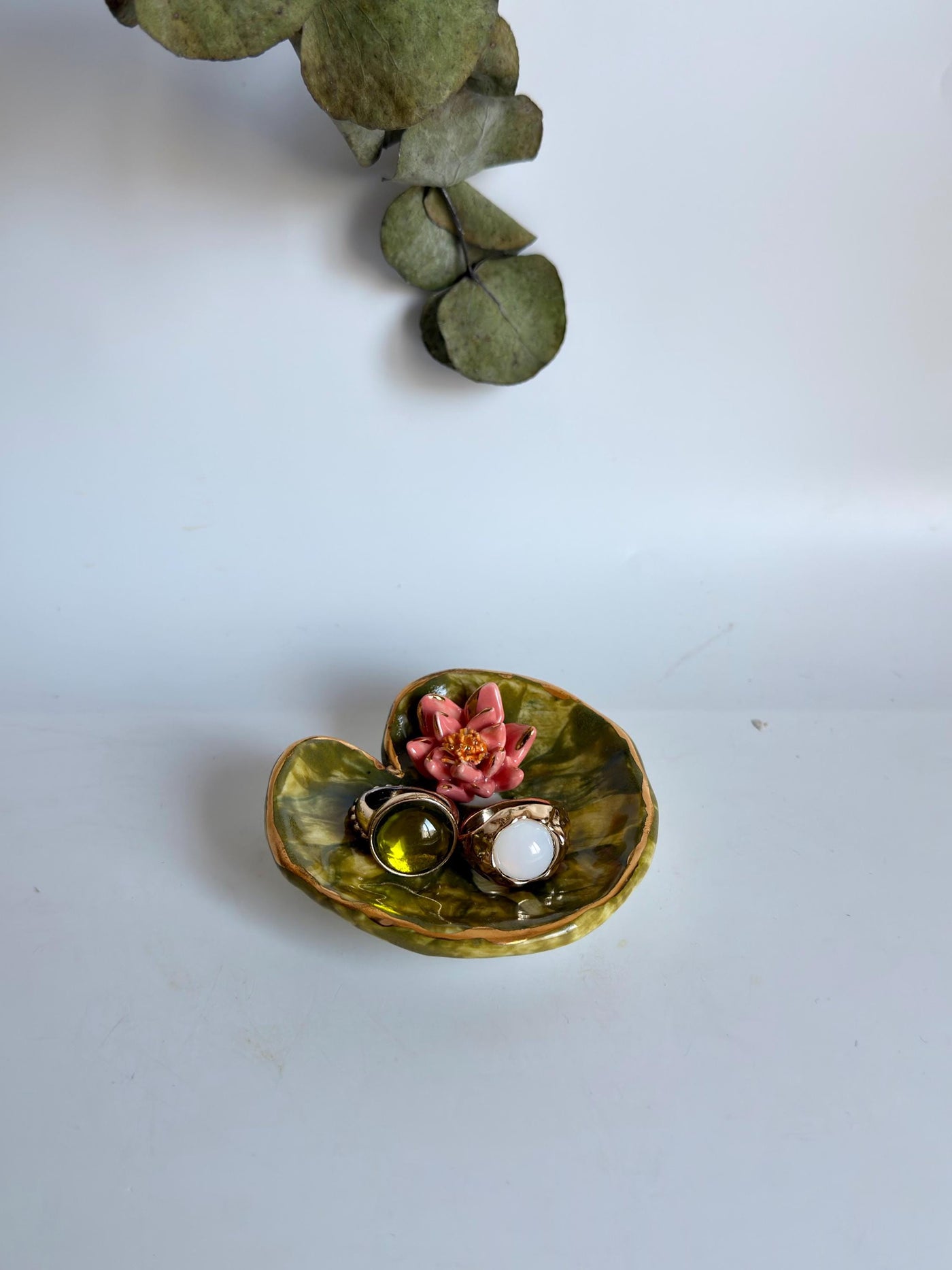 Ring Dish With Lotus