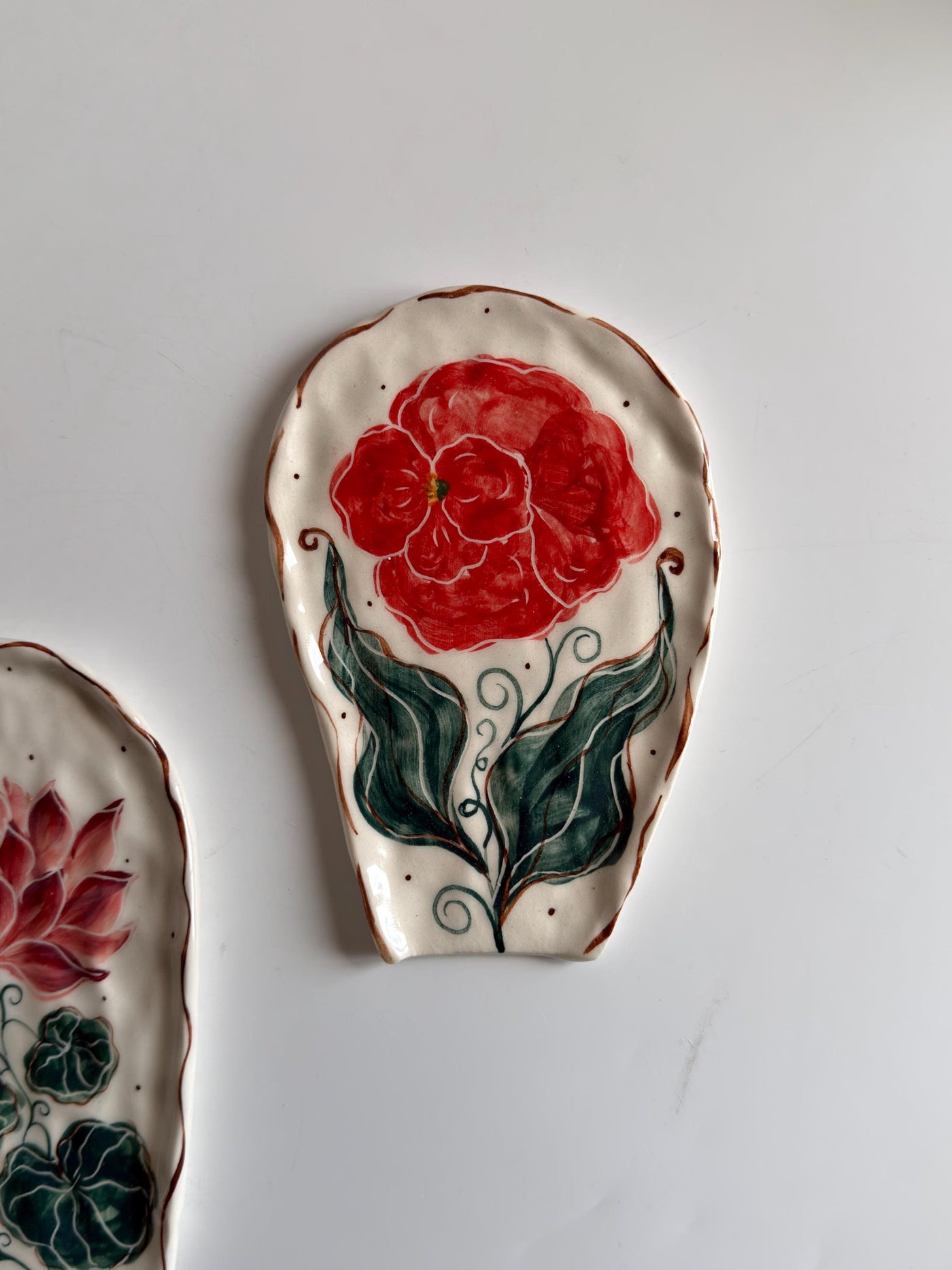 Floral Spoon Rests