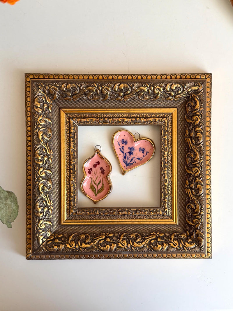 Pink Floral Pendant