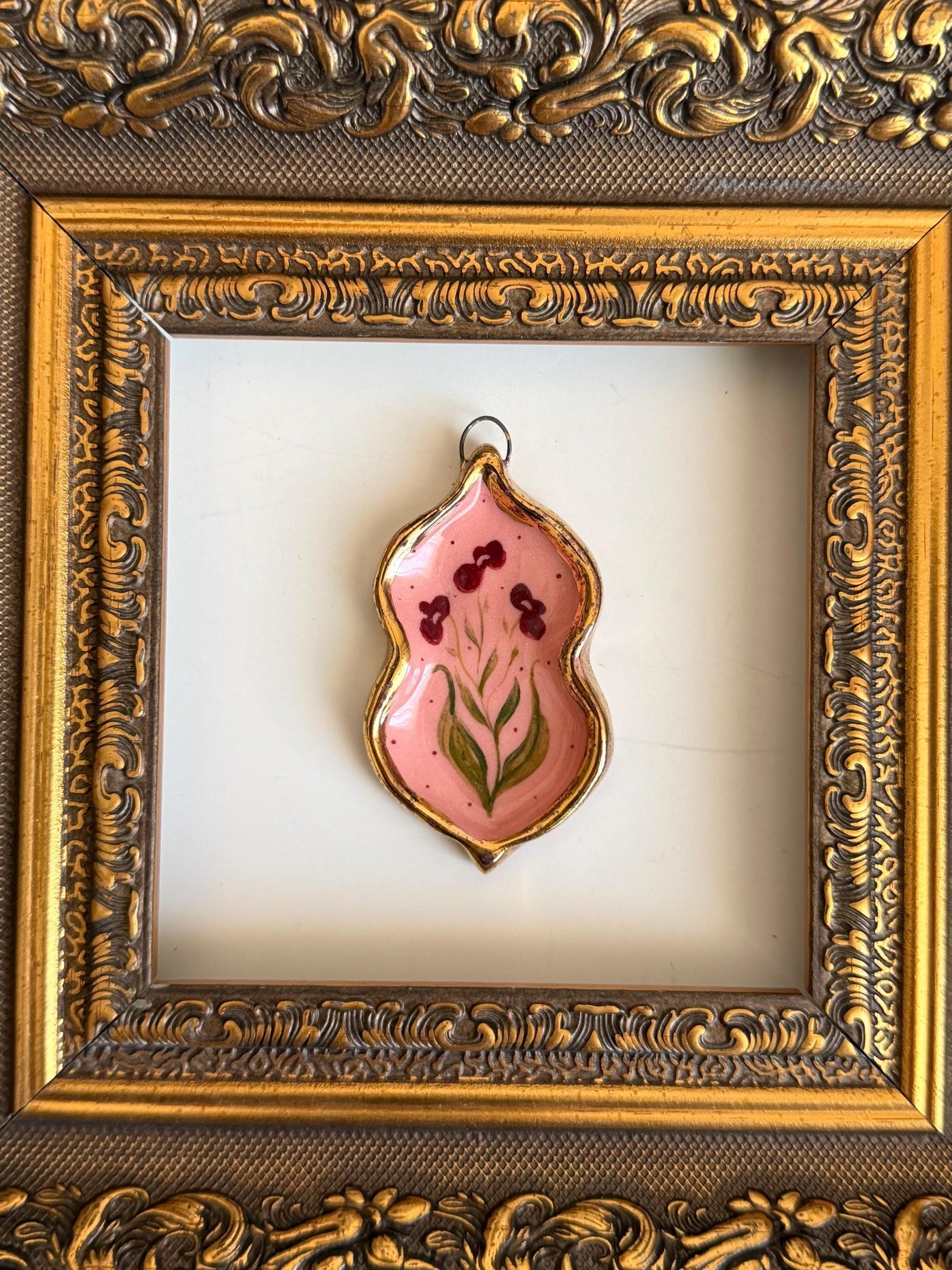 Pink Floral Pendant
