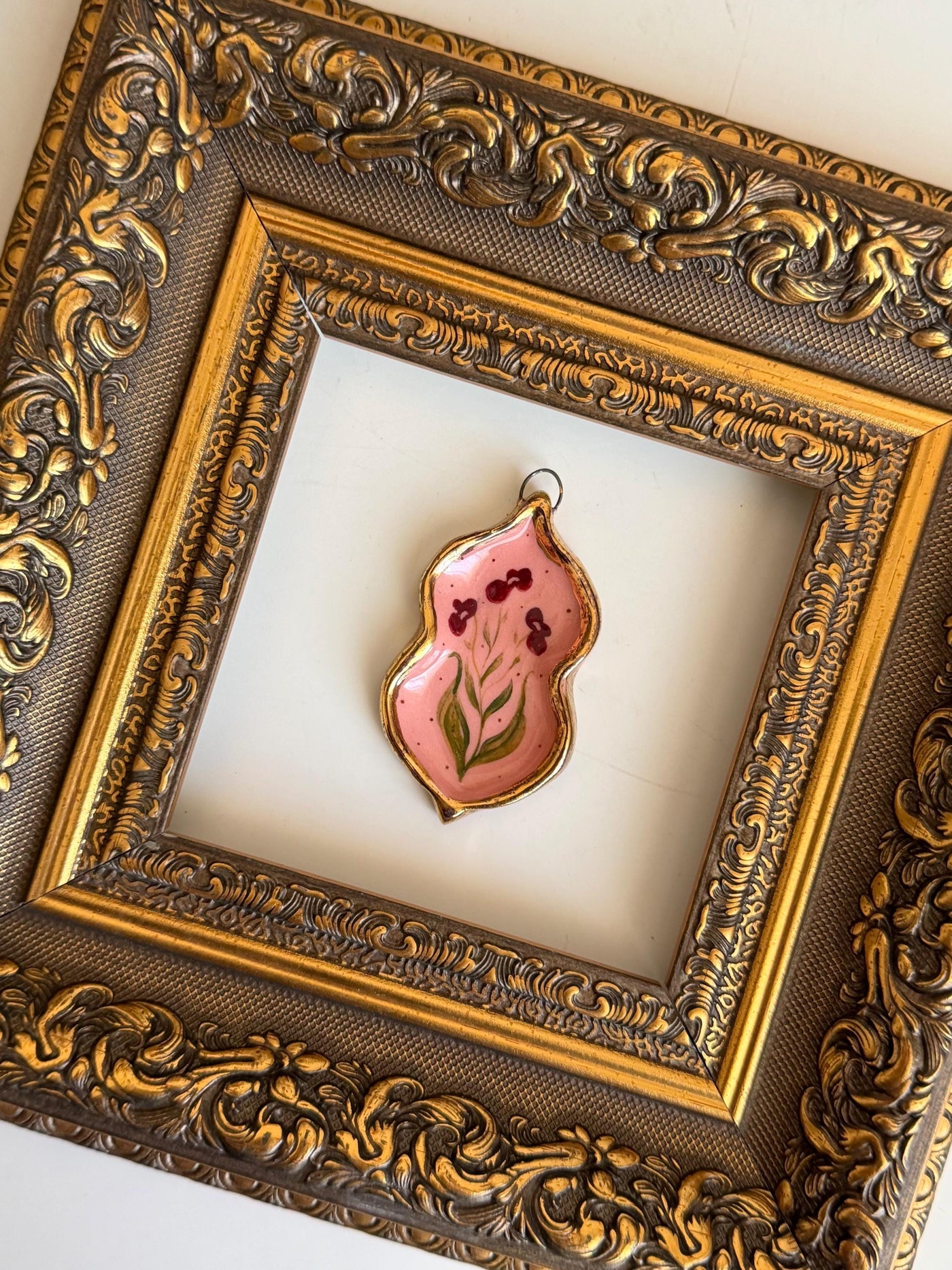 Pink Floral Pendant
