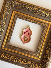 Pink Floral Pendant