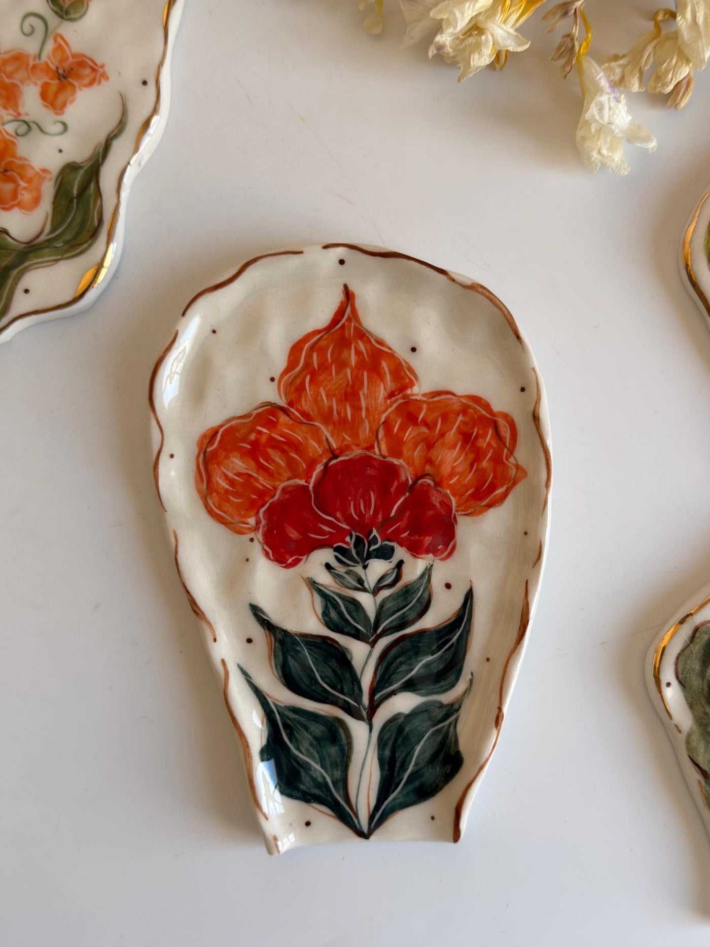 Floral Spoon Rests