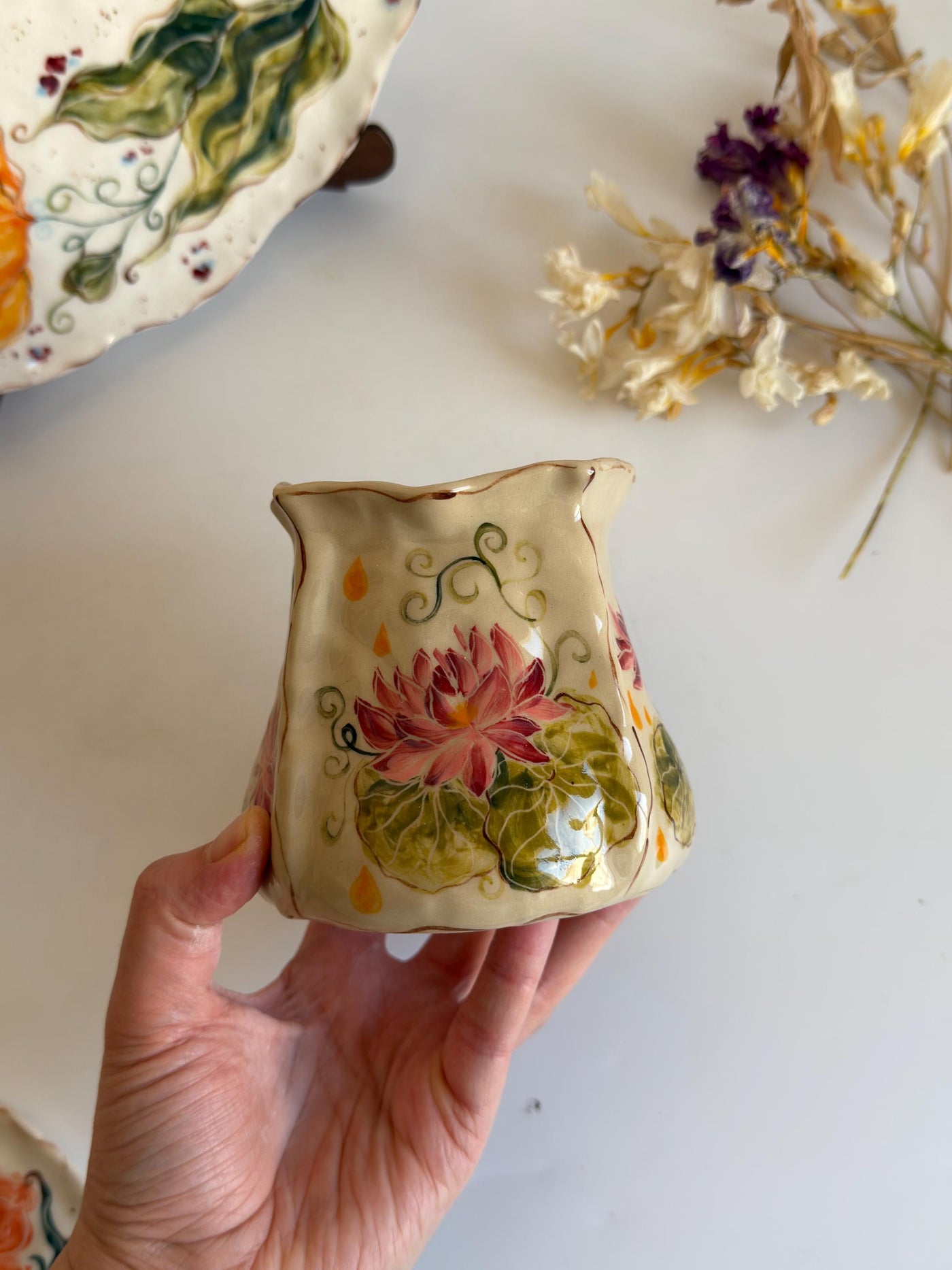 Pink Lotus Flower To Go Mug