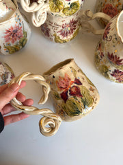 Boho Iris Flower Mug