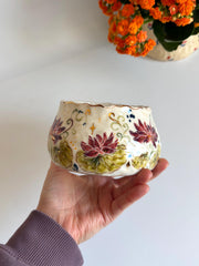 Water Lily Flowers Bowl