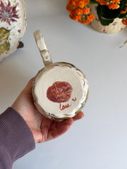 Unique Artistic Dahlia Mug