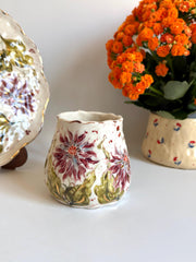 Unique Artistic Dahlia Mug