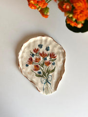 Tulips Decor Floral Spoon Rest