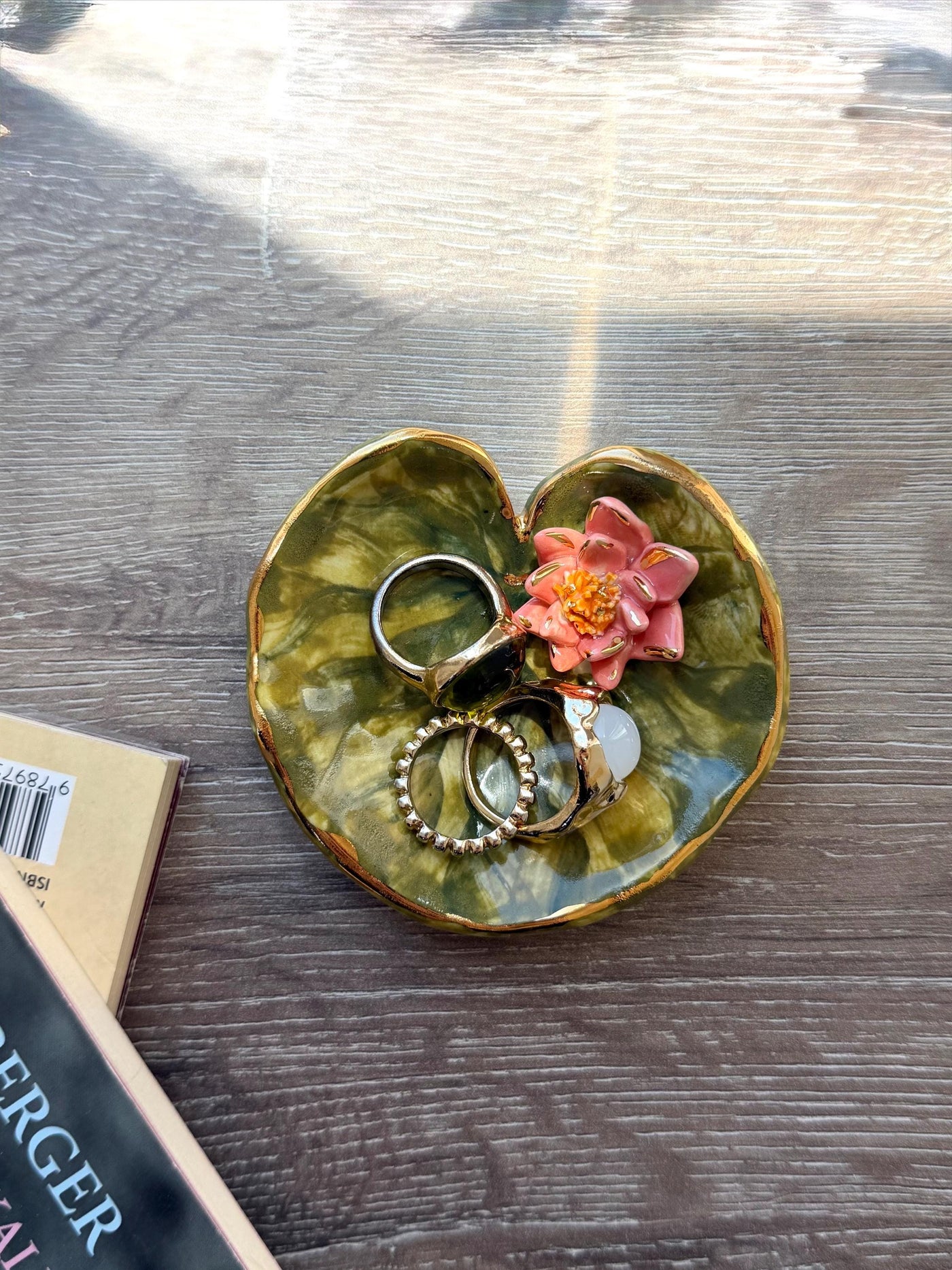 Ring Dish With Lotus