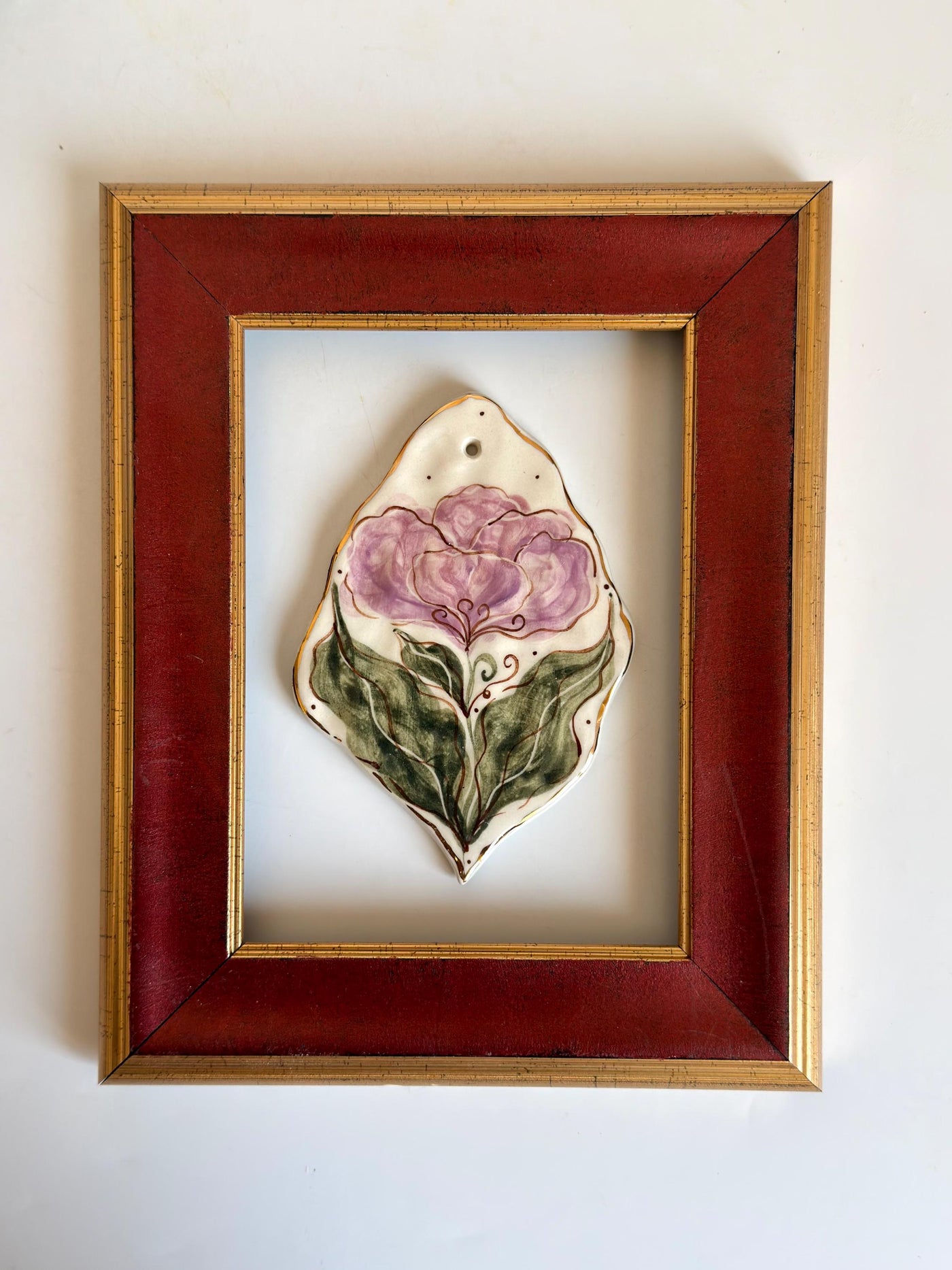 Gold Floral Wall Hangings