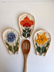 Floral Spoon Rests