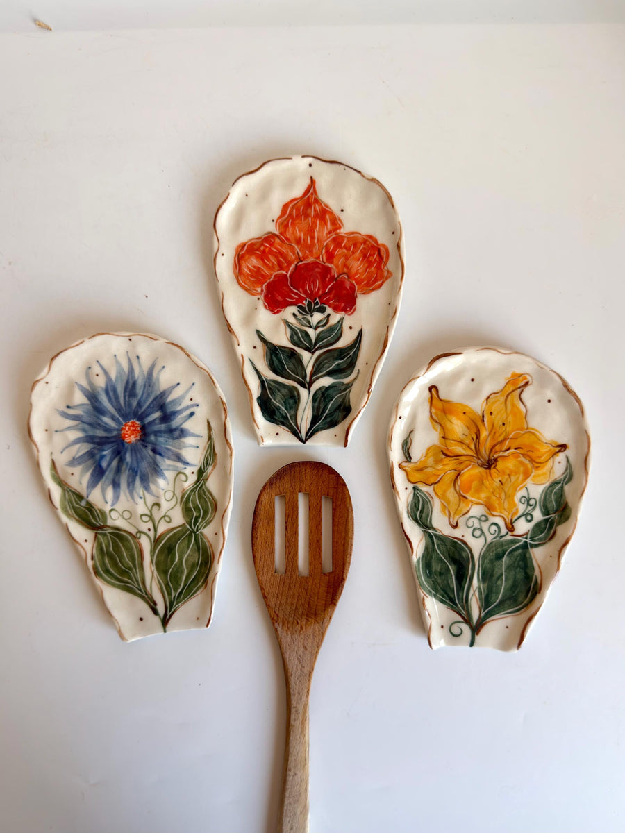 Floral Spoon Rests
