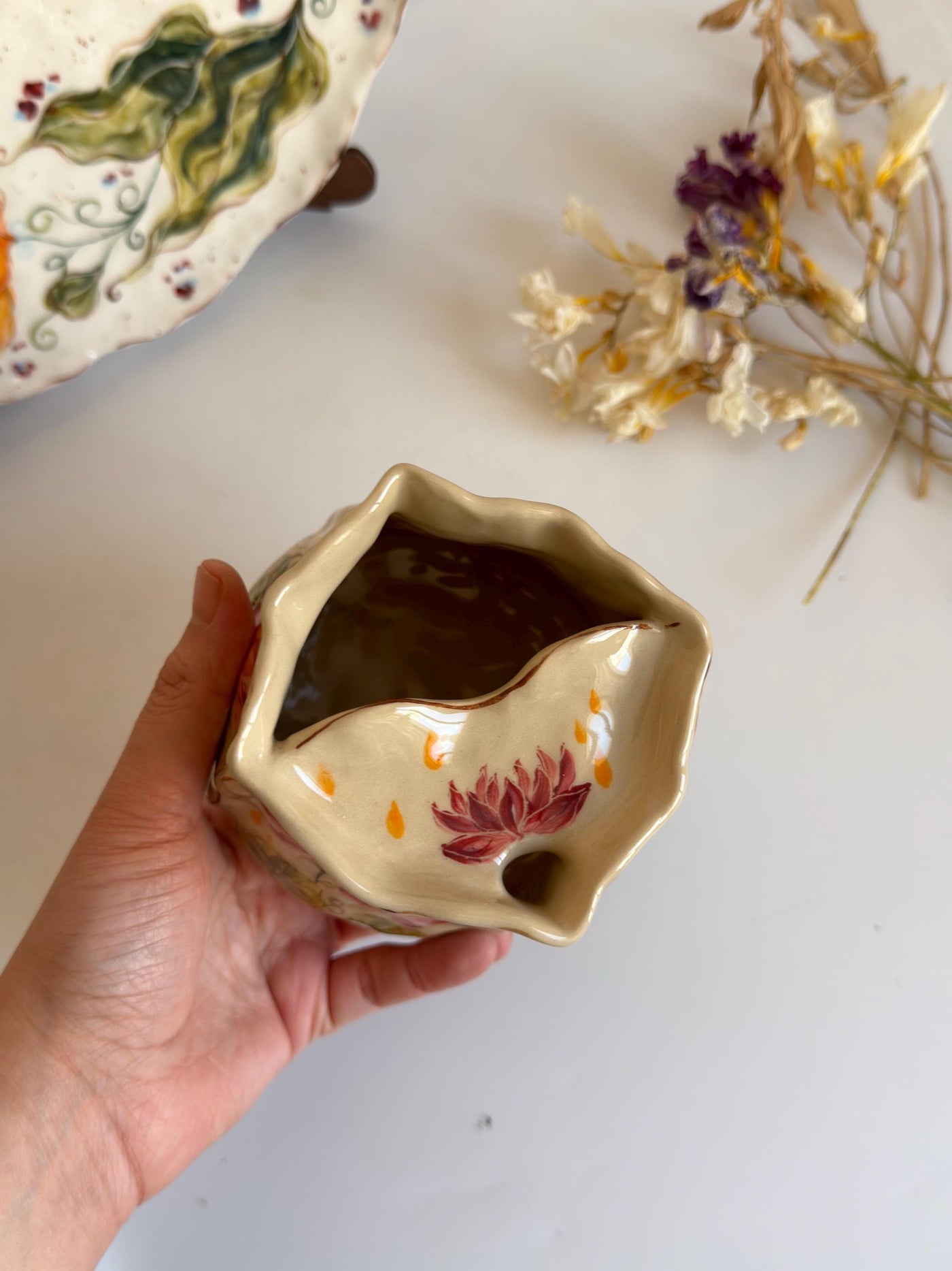 Pink Lotus Flower To Go Mug
