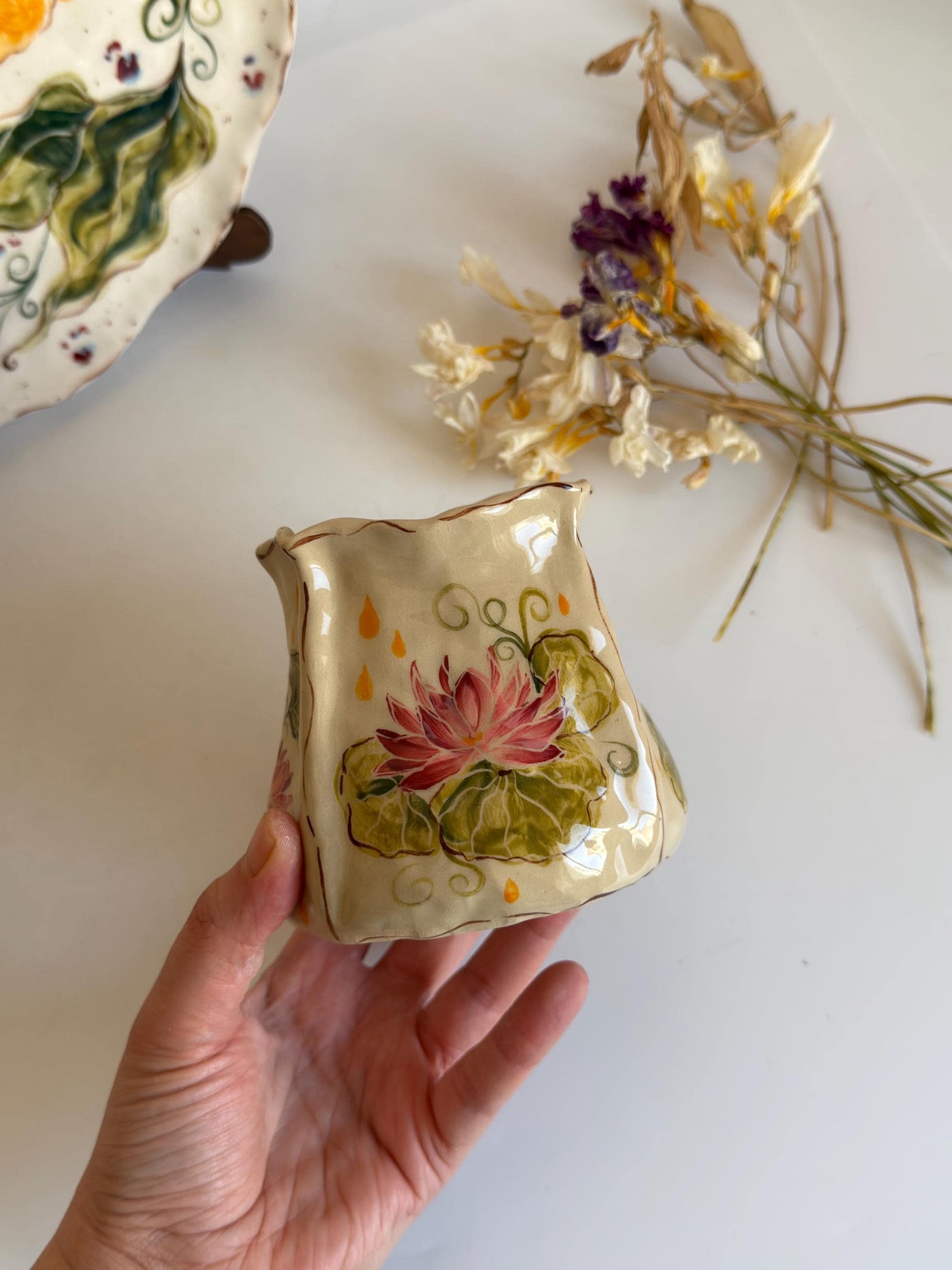 Pink Lotus Flower To Go Mug