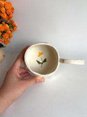 Yellow Tulips Minimalist Mug
