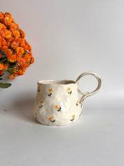 Yellow Tulips Minimalist Mug