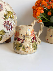 Boho Iris Flower Mug