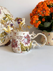 Unique Artistic Dahlia Mug