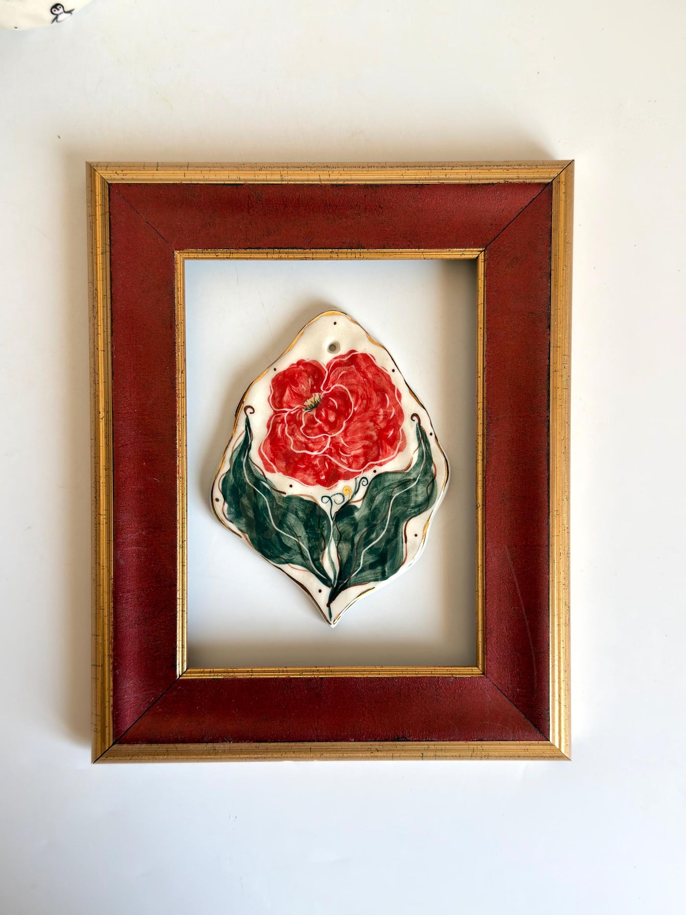 Gold Floral Wall Hangings