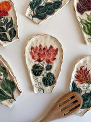 Detail Floral Spoon Rests