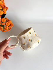 Yellow Tulips Minimalist Mug