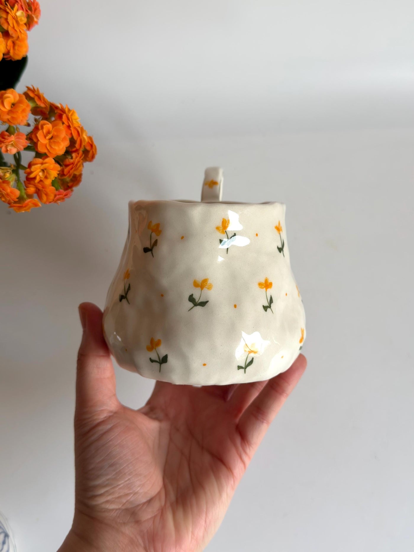 Yellow Tulips Minimalist Mug