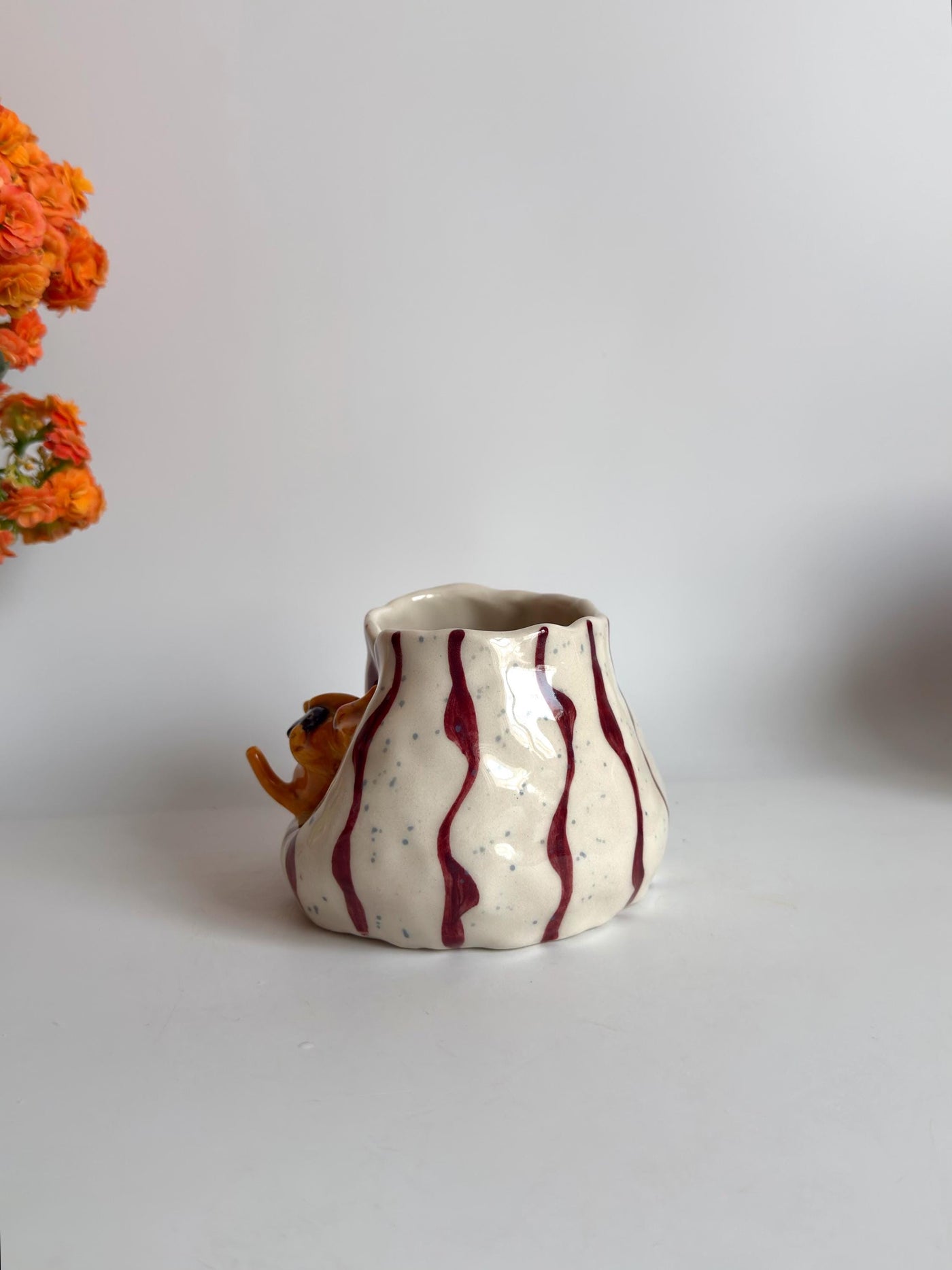 Cute Ginger Cat Cup