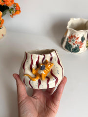 Cute Ginger Cat Cup