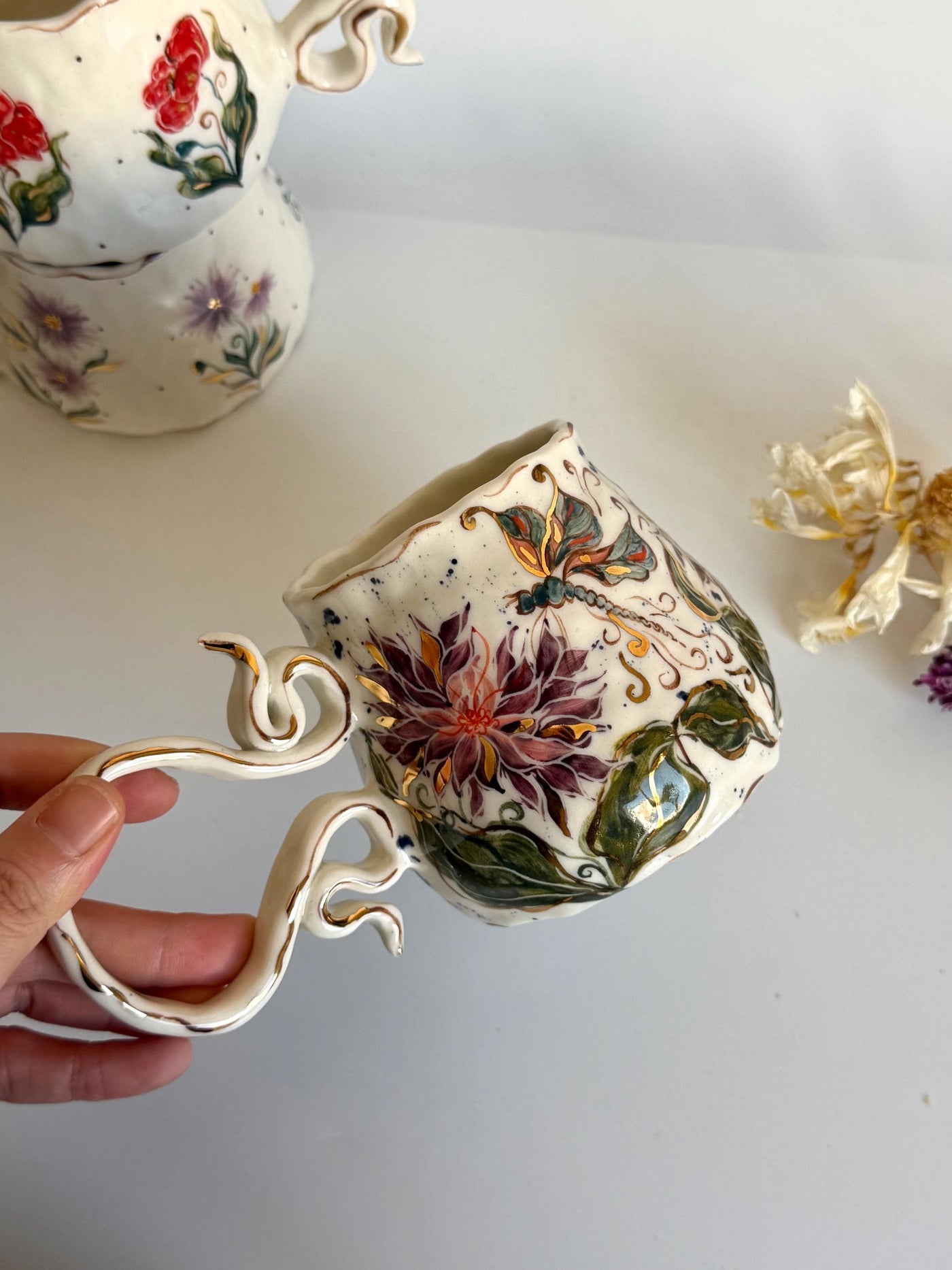 Cremon Design Mug wiht Dragonfly Mug