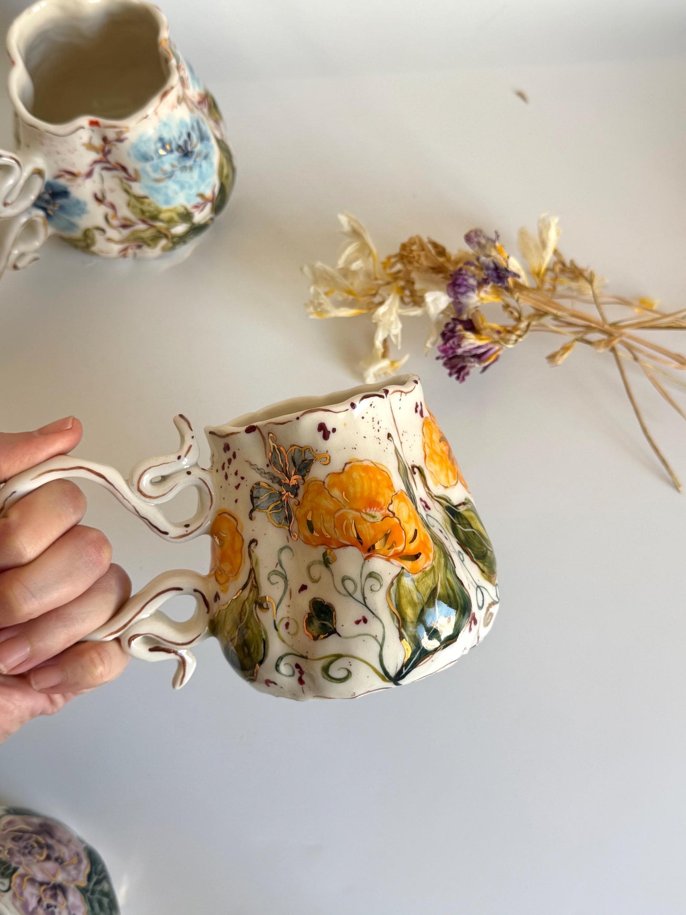 California Poppy Flowers Mug