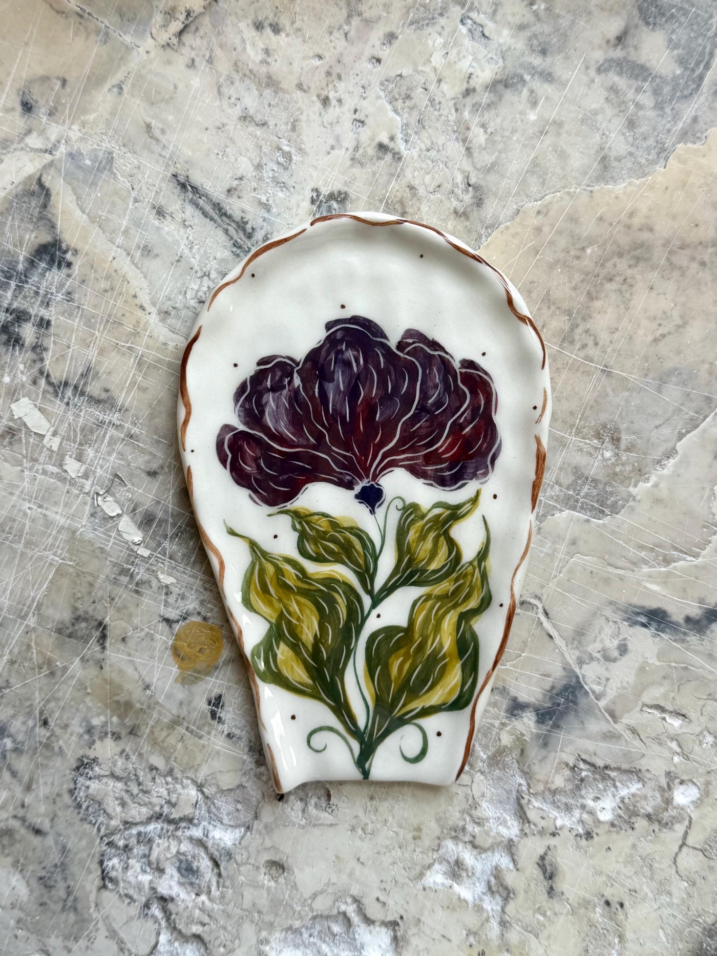 Floral Spoon Rests