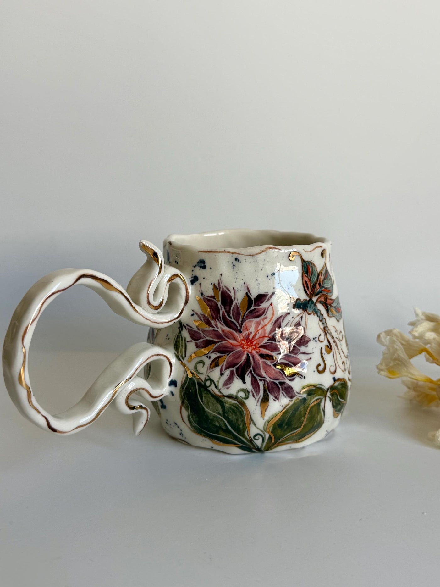 Cremon Design Mug wiht Dragonfly Mug