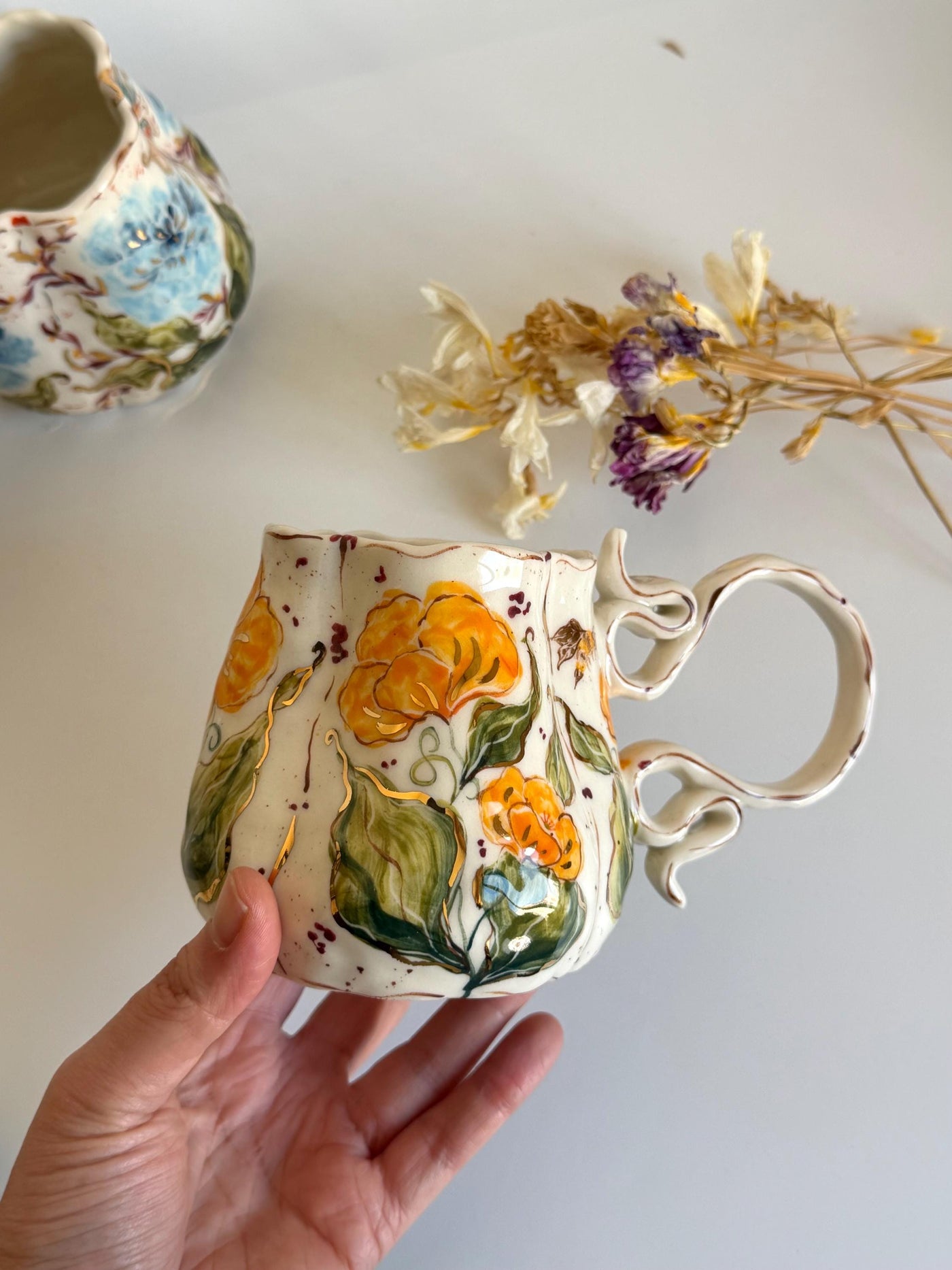 California Poppy Flowers Mug