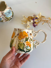 California Poppy Flowers Mug